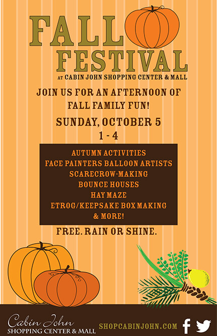 cabin john fall festival carl m freeman companies