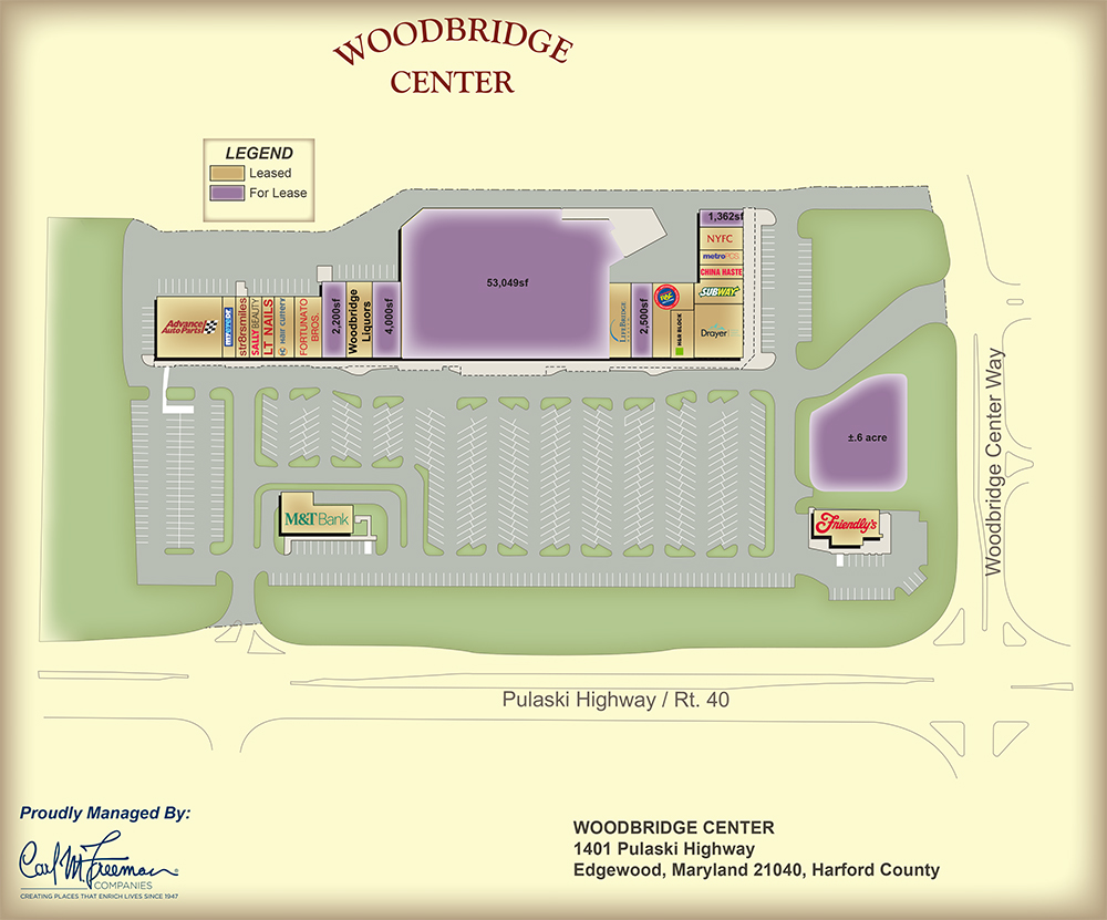 Woodbridge Center » Carl M. Freeman Companies